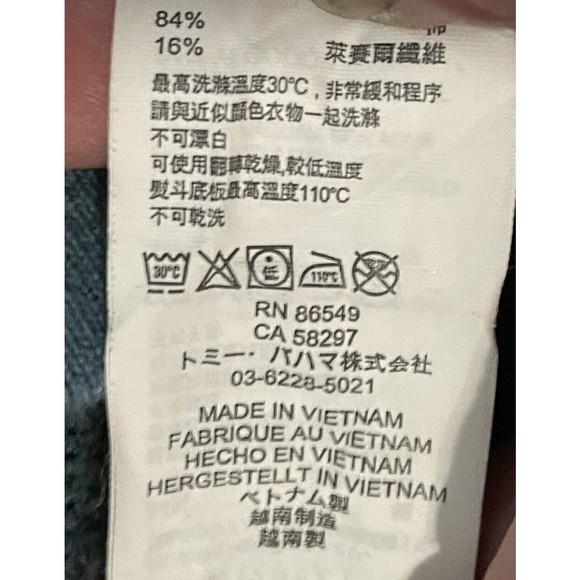 Tommy Bahama Men’s Blue / Gray Flipsider Half Zip‎ Reversible Pullover-Size XL - Picture 8 of 8